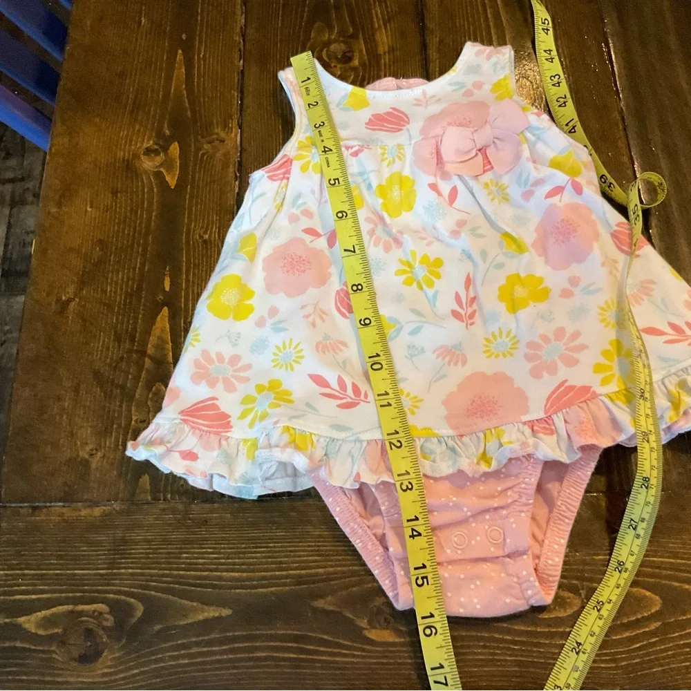 Floral Pink Baby Romper